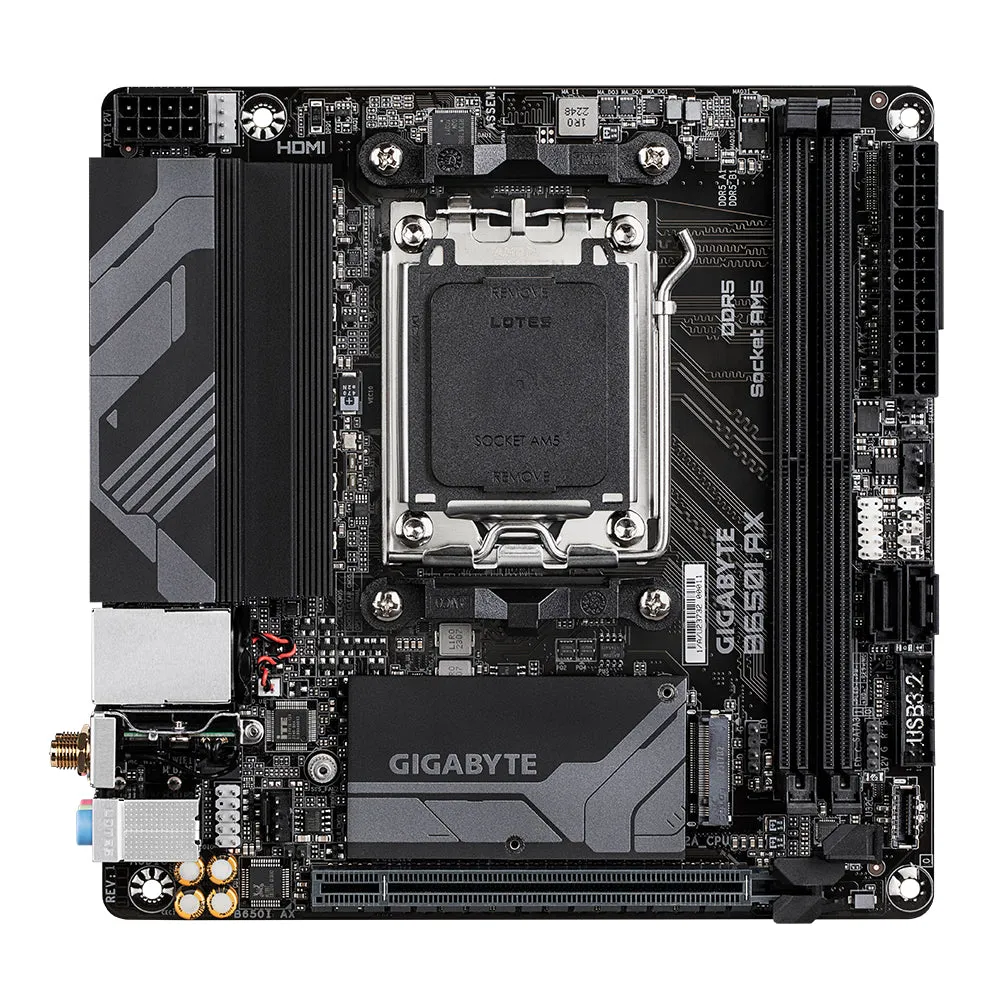 Gigabyte B650i Ax - 1.0 - Motherboard - Mini Itx - Socket Am5 - Amd B650