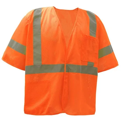GSS Standard Class 3 Mesh Hoop & Loop Safety Vest