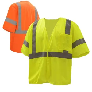 GSS Standard Class 3 Mesh Hoop & Loop Safety Vest