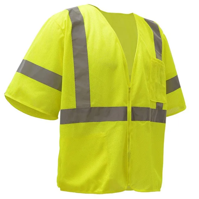 GSS Standard Class 3 Mesh Zipper Safety Vest