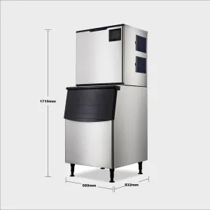 Hamoki Commercial Ice Maker Machine 159kg Output / 125 kg Storage - 281007