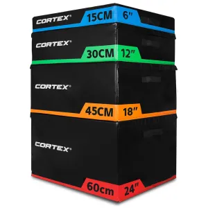 Heavy Duty Soft Foam Plyo Box Stacking Set - CORTEX