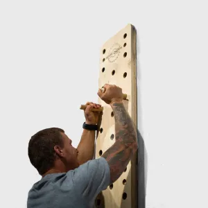 Hippy Chippy - Climbing Peg Boards - 240 x 30 x 4cm [MADE TO ORDER]