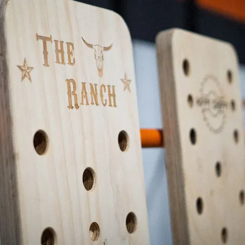 Hippy Chippy - Climbing Peg Boards - 240 x 30 x 4cm [MADE TO ORDER]