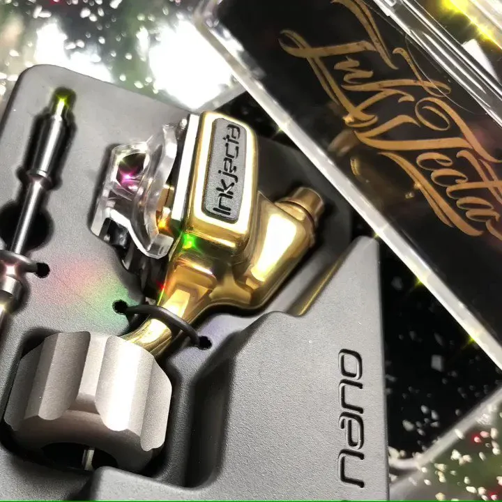 Inkjecta Polished Brass Flite Nano Rotary Machine
