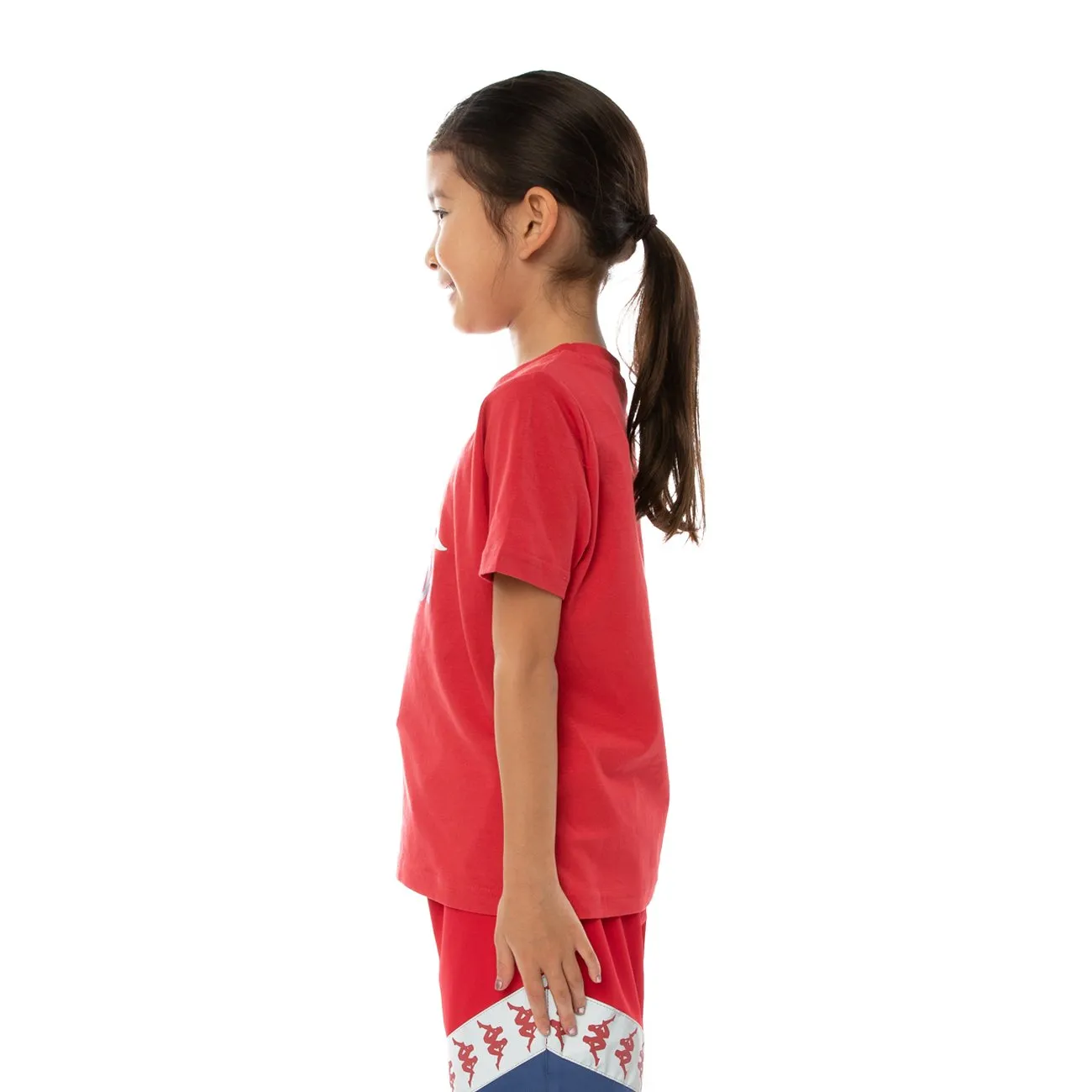 Kappa Kids-Authentic Dris Reflective Tee-Red Blue Reflective