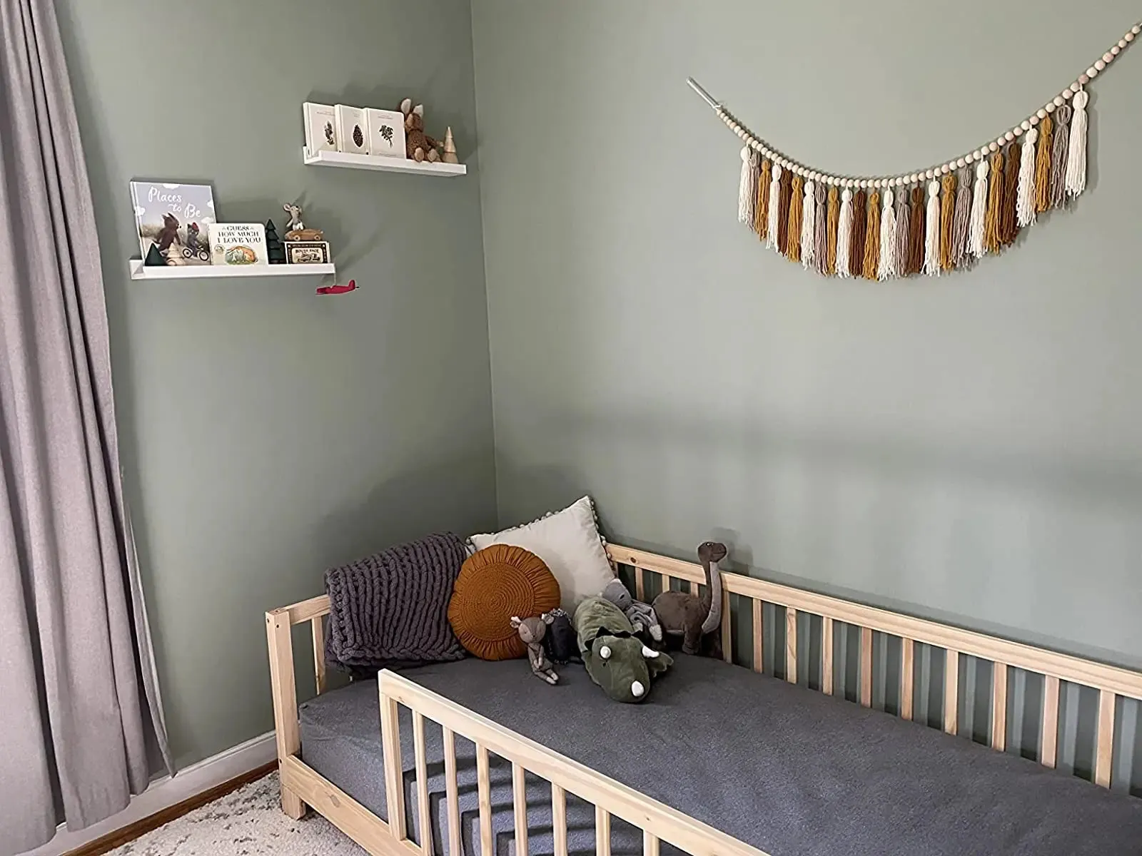 Luca Toddler Floor Bed with Rails | Custom Kids Furniture