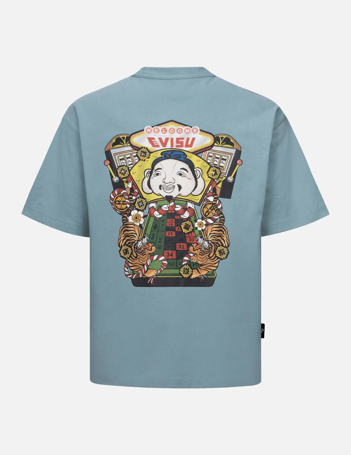 Lucky Slot Machine Print Loose Fit T-shirt