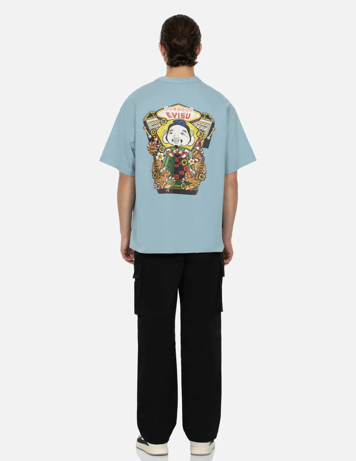 Lucky Slot Machine Print Loose Fit T-shirt