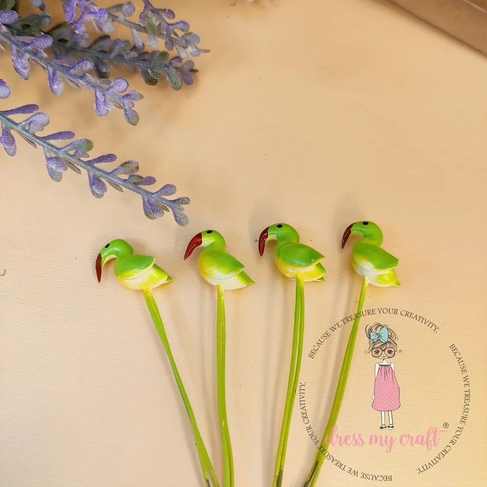 Miniature Green Toucan With Wire