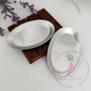 Miniature Metal Oval Platter