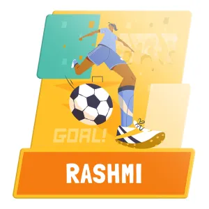 Name Boards - Football Goals, Girl