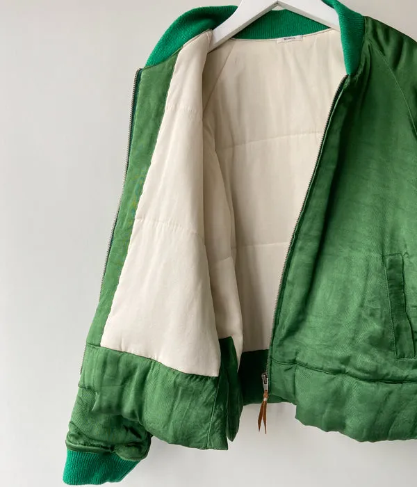 nowos/SOUVENIR JACKET(GREEN)