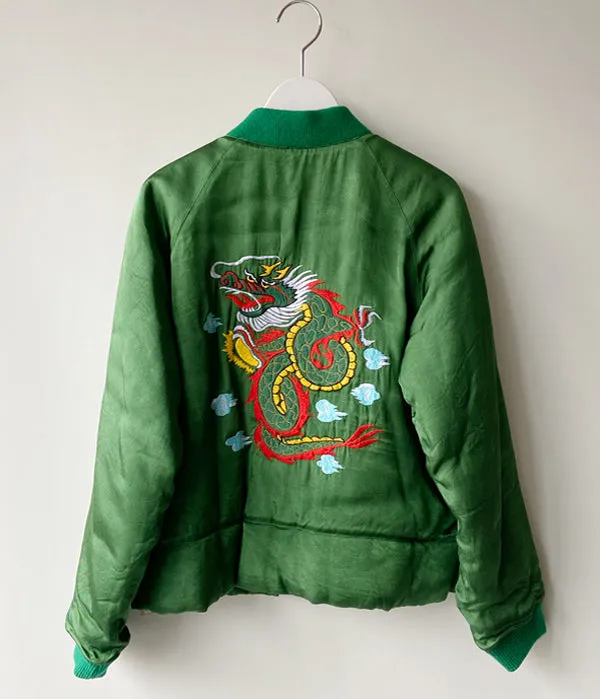 nowos/SOUVENIR JACKET(GREEN)