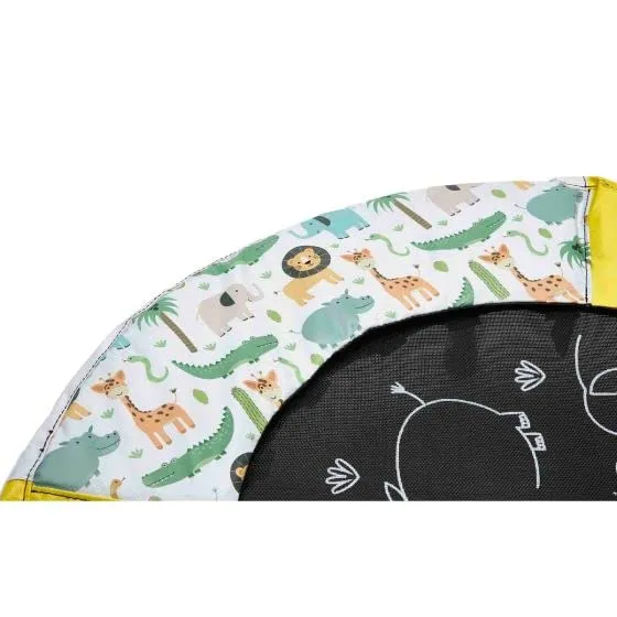 Plum Junior Jungle Bouncer with Sounds Trampoline For Kids Ages 3-5 Years