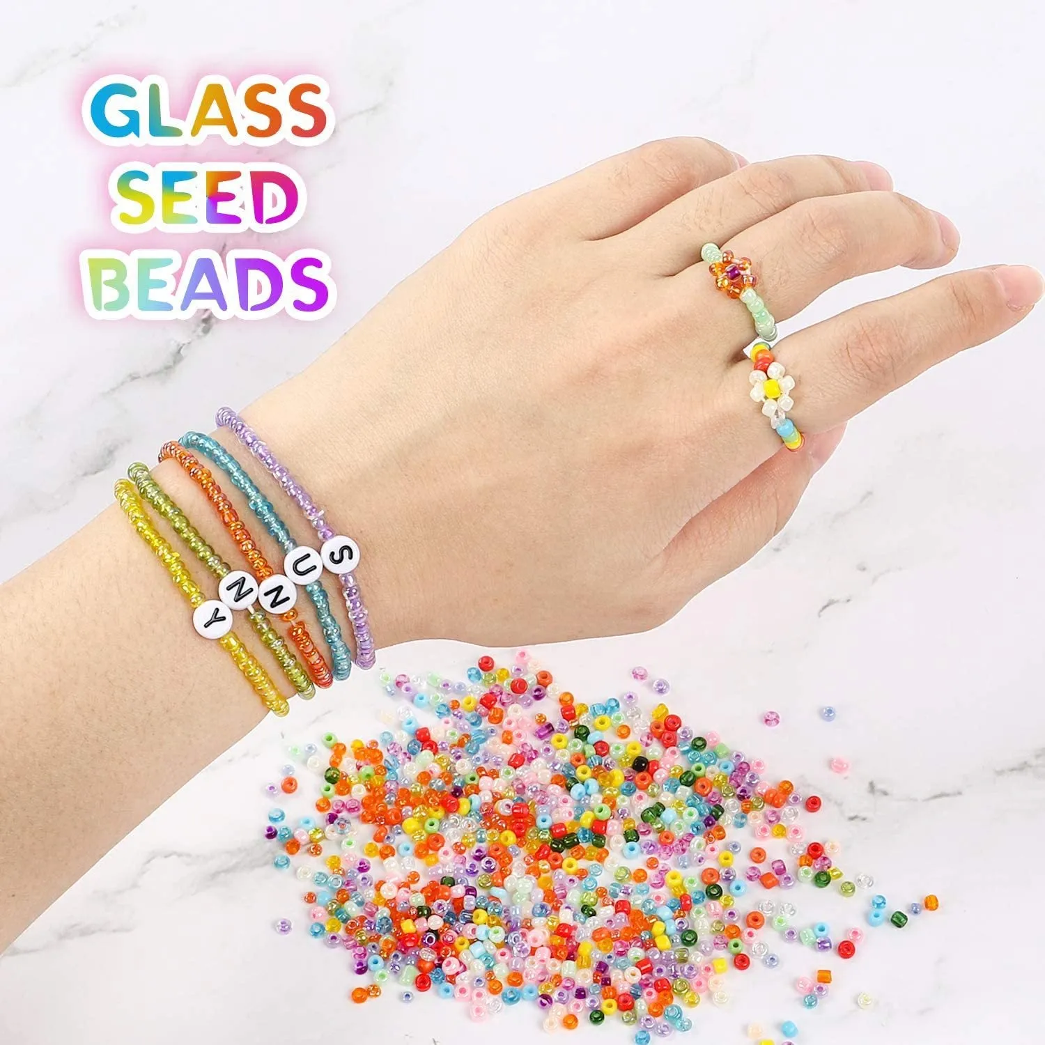 Poppy Crafts Clay & Letter Bead Kit 7200pcs