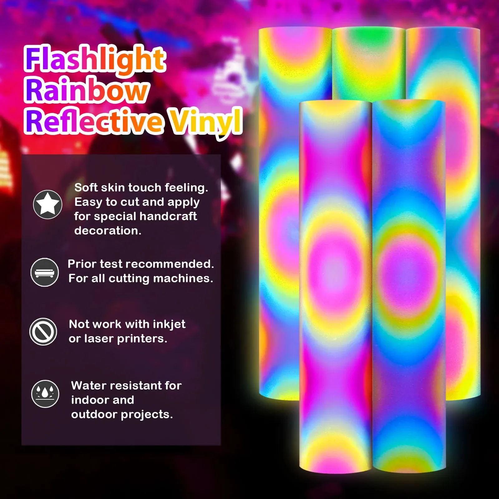 Reflective Adhesive - Blue