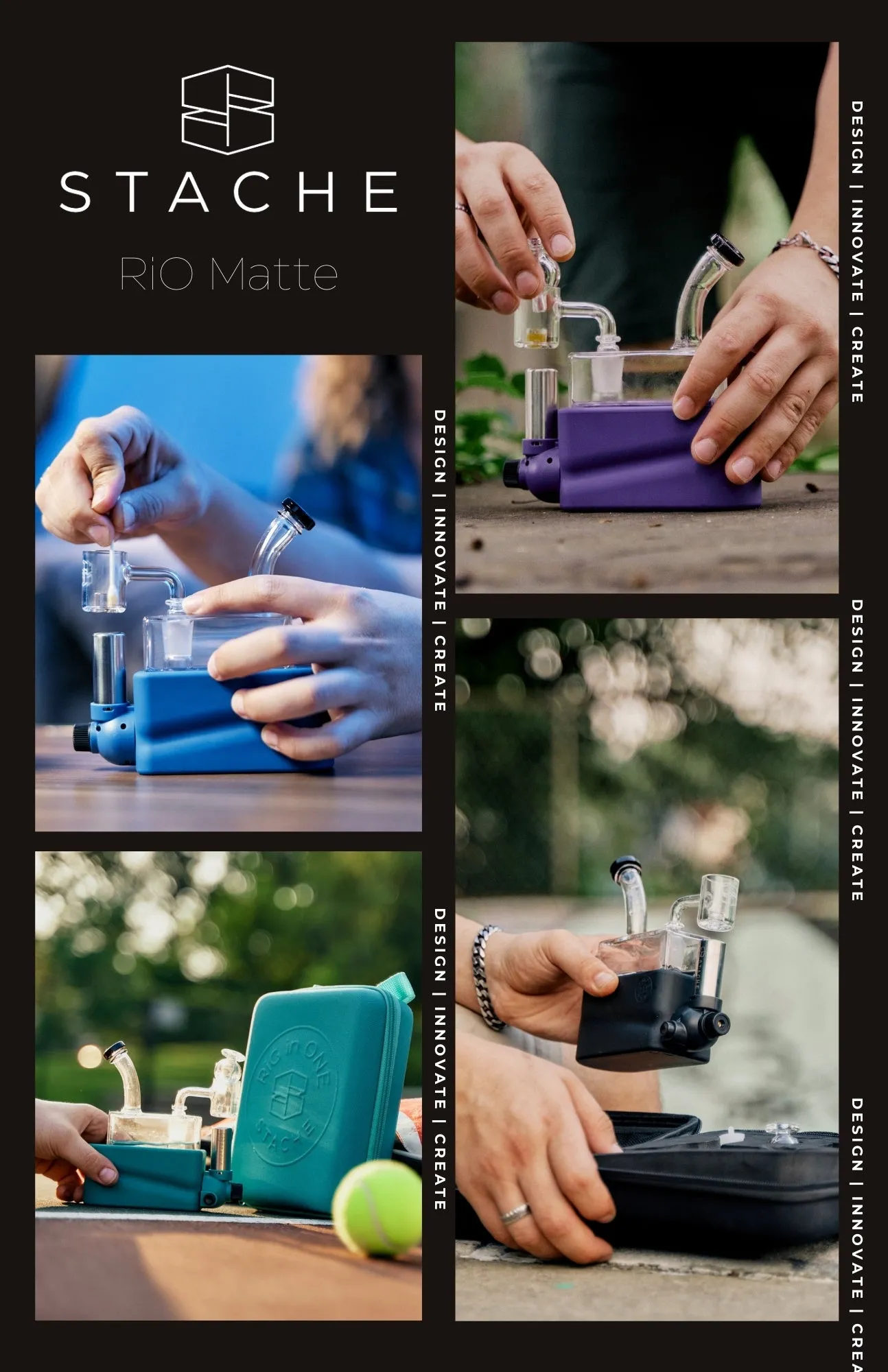 Retro RIO All in One Dab Rig - Rig In One | Stache