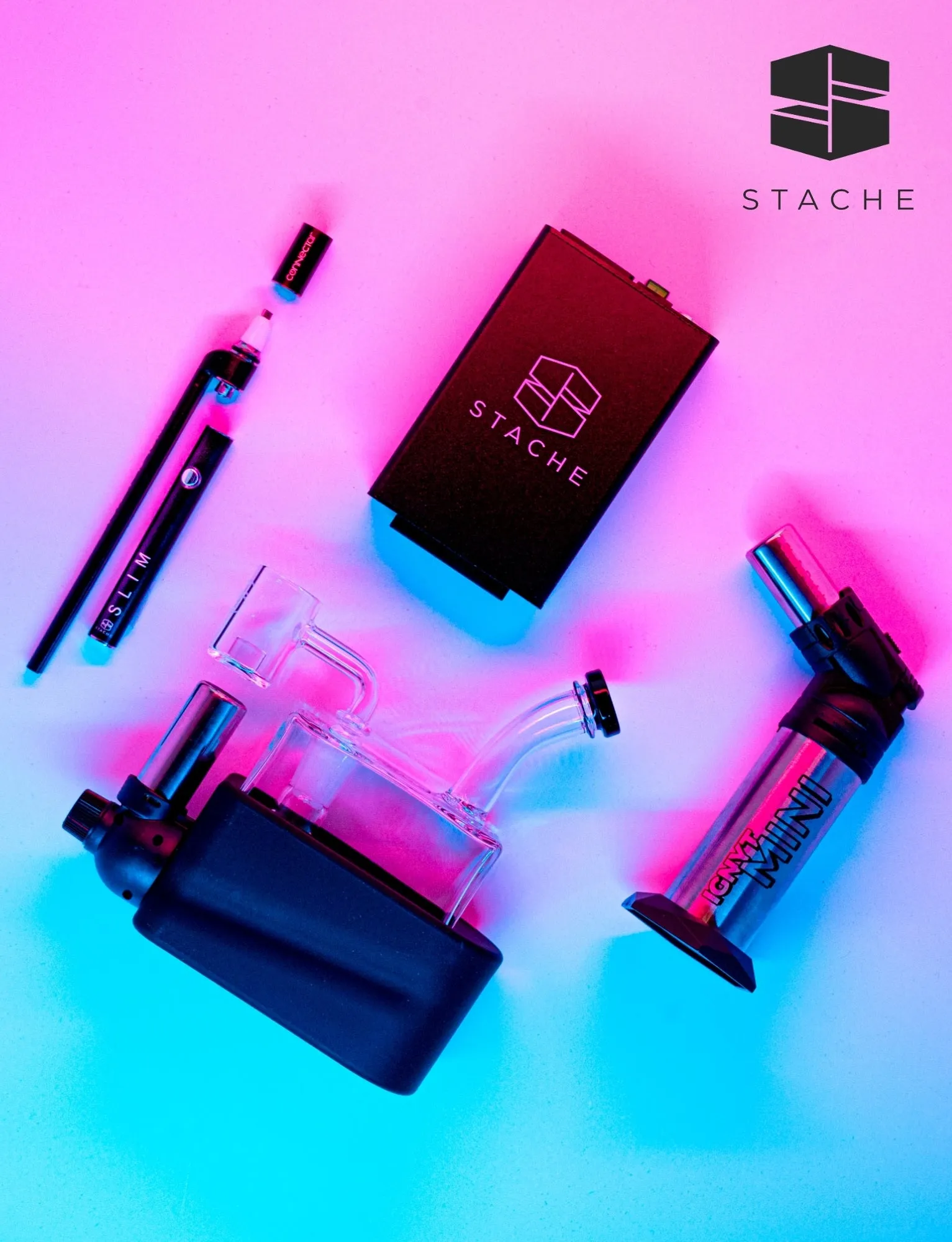 Retro RIO All in One Dab Rig - Rig In One | Stache