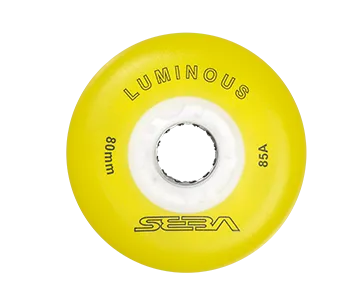 Seba Luminous LED Wheels 76mm/85a Multiple Colors 4-Pack - Sale