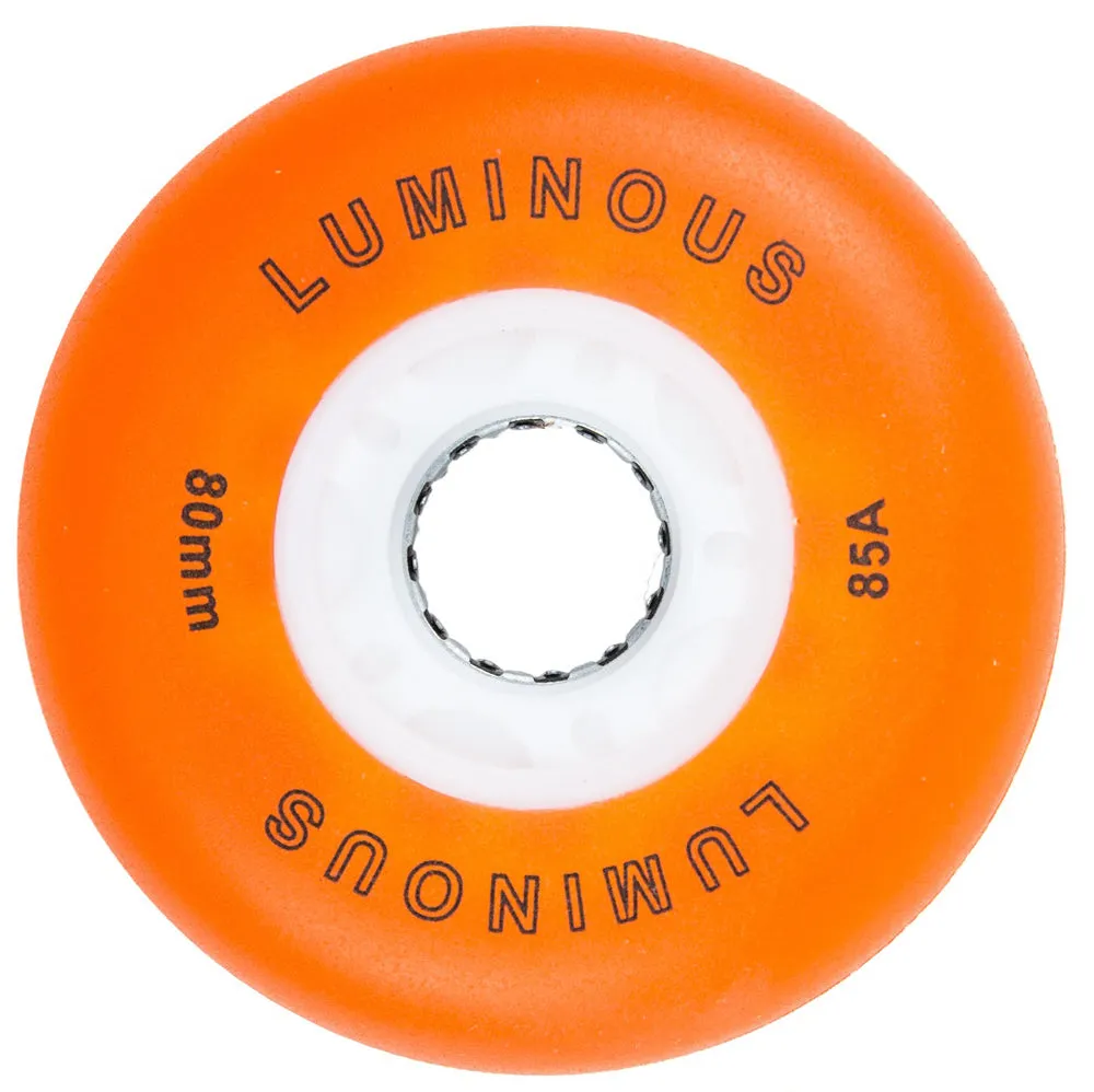 Seba Luminous LED Wheels 76mm/85a Multiple Colors 4-Pack - Sale