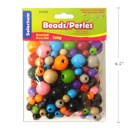 Selectum Coloured Wooden Beads Set