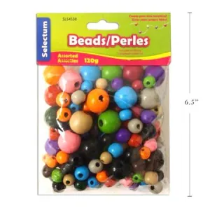 Selectum Coloured Wooden Beads Set