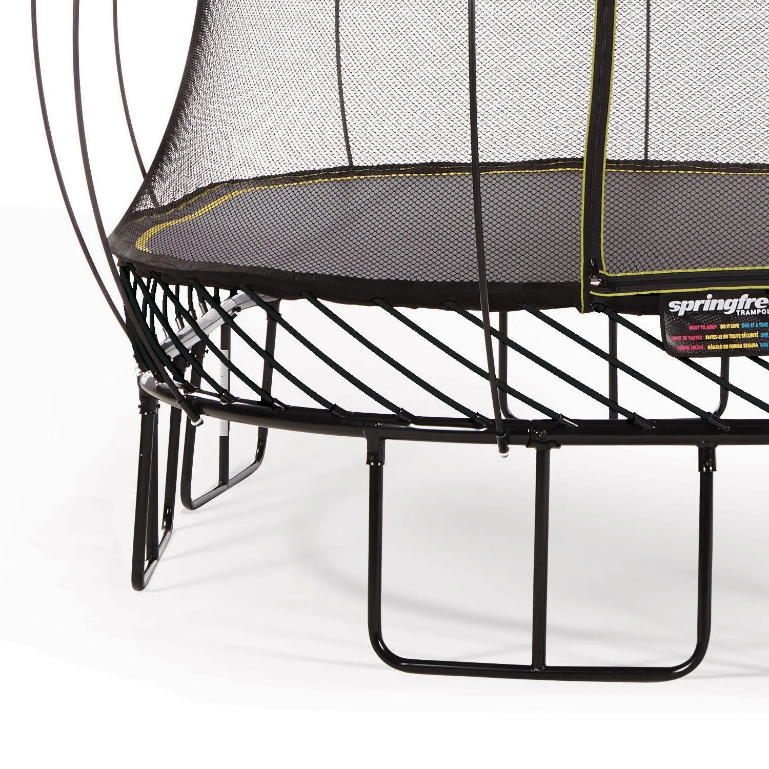 Springfree Medium Oval Trampoline With Enclosure - Outdoor Trampoline Activity Toy