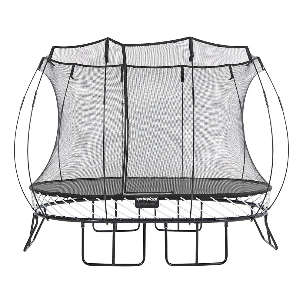 Springfree Medium Oval Trampoline With Enclosure - Outdoor Trampoline Activity Toy