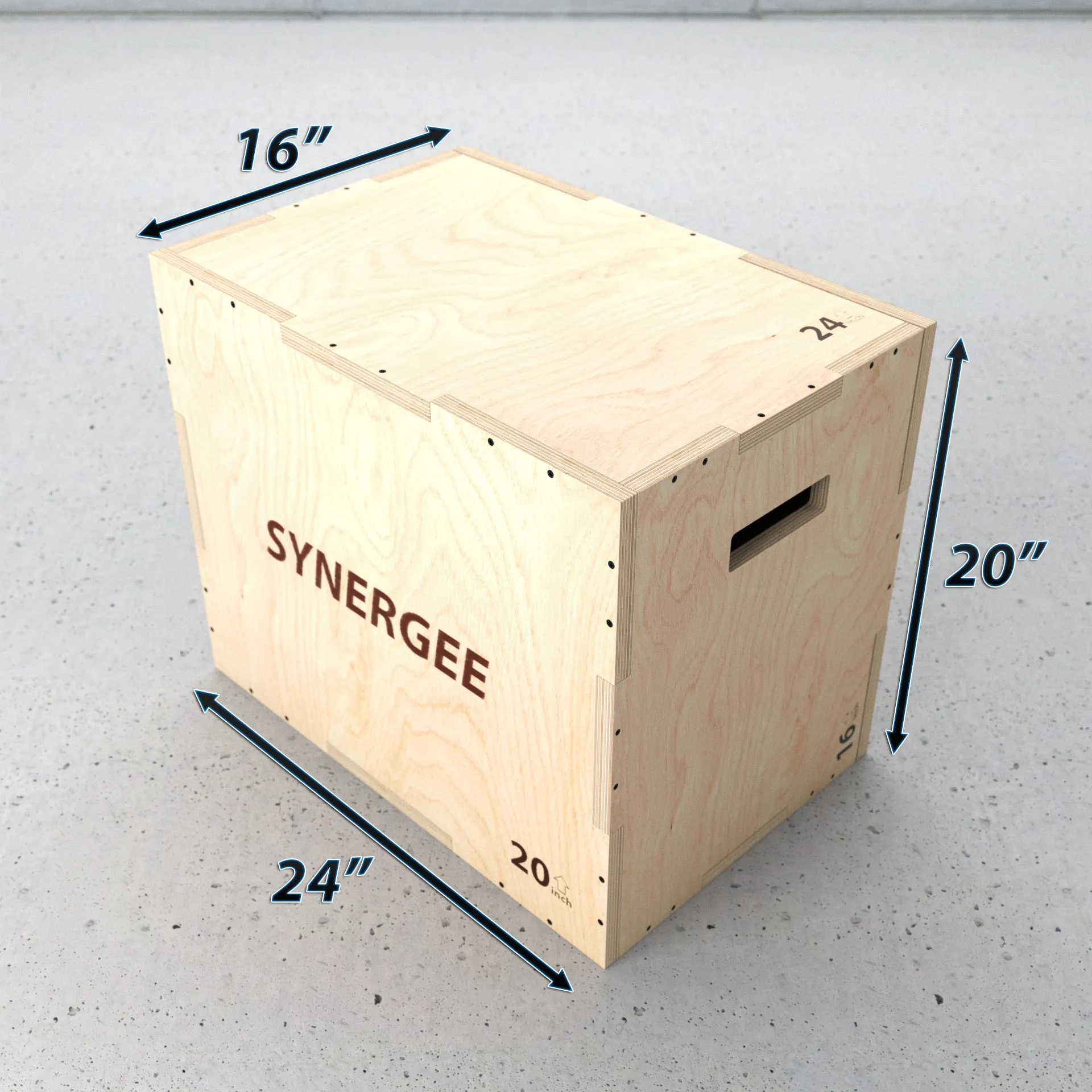 Synergee 3-in-1 Wood Plyo Boxes