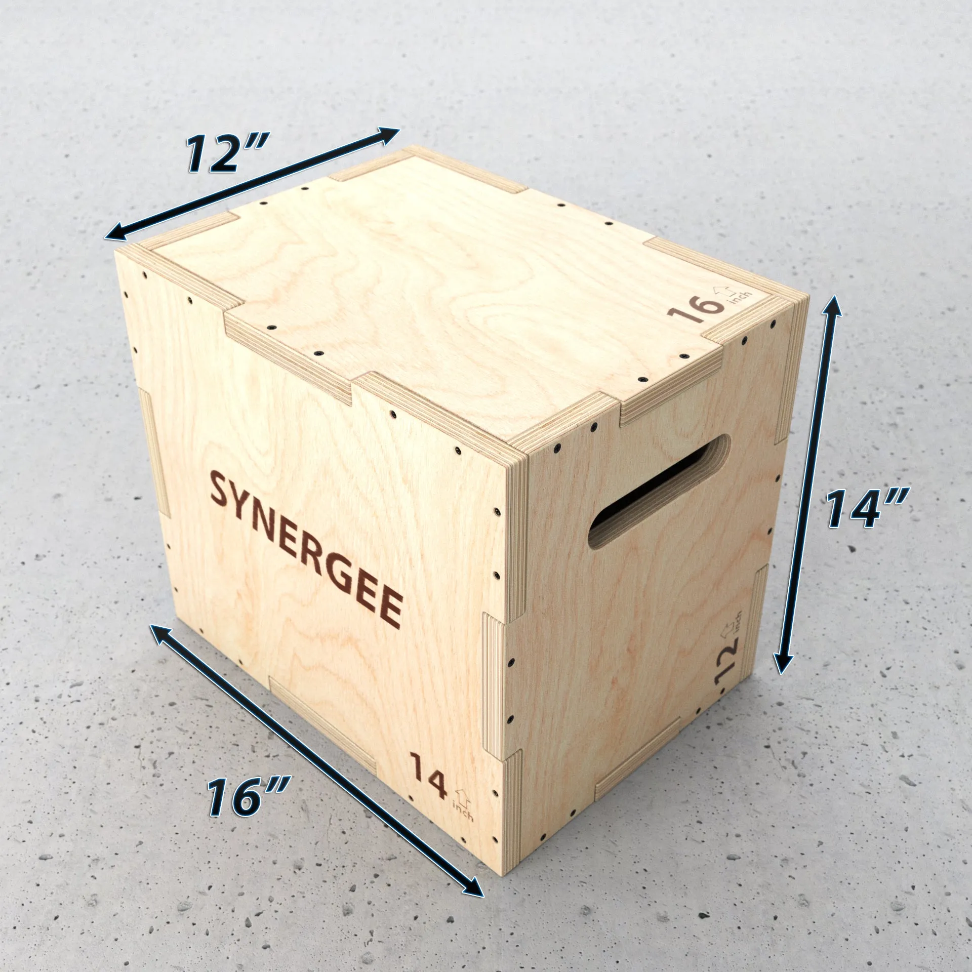 Synergee 3-in-1 Wood Plyo Boxes