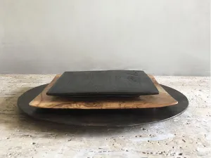 Teak Platters - Set of 3