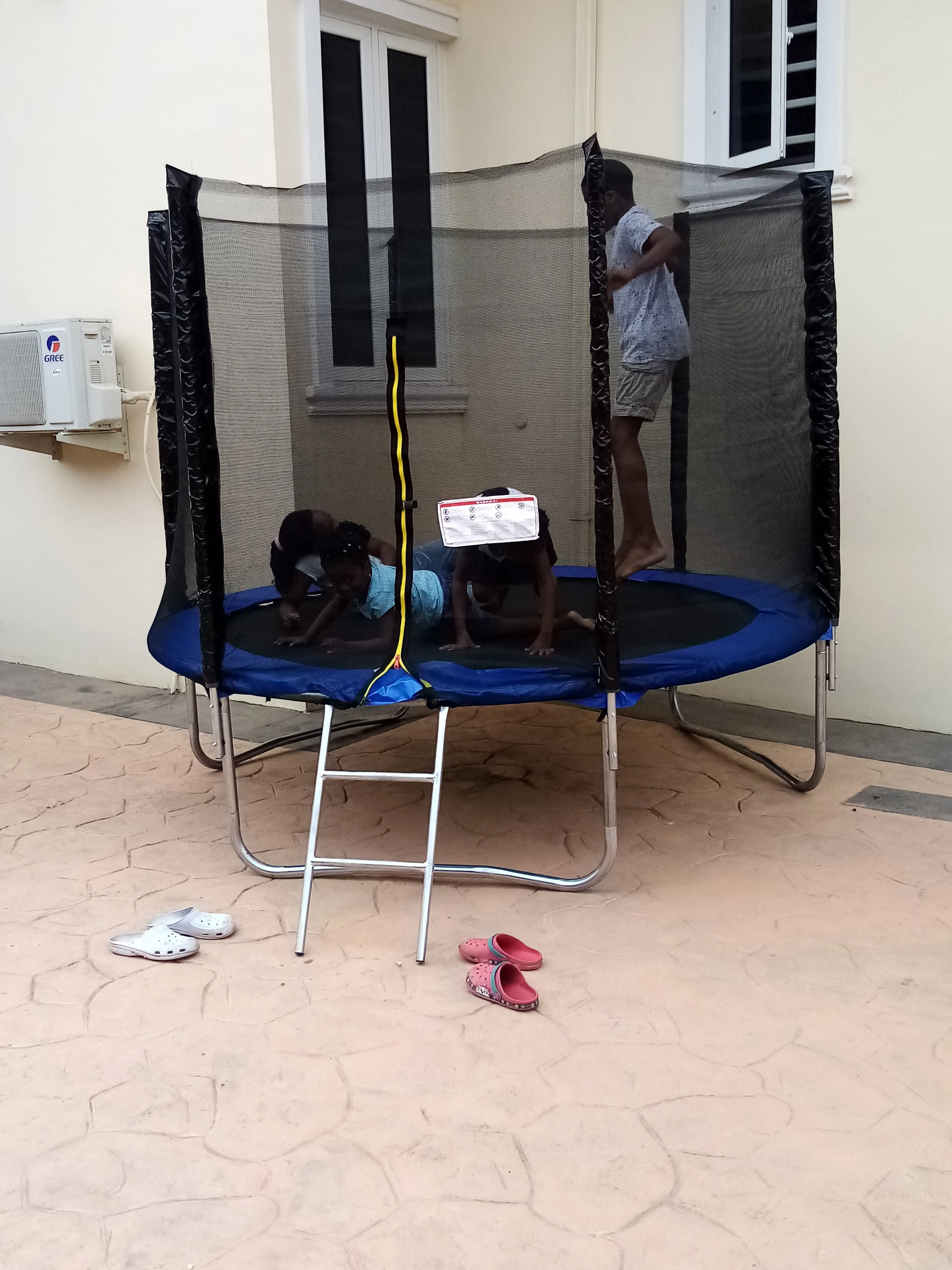 Trampoline with Net