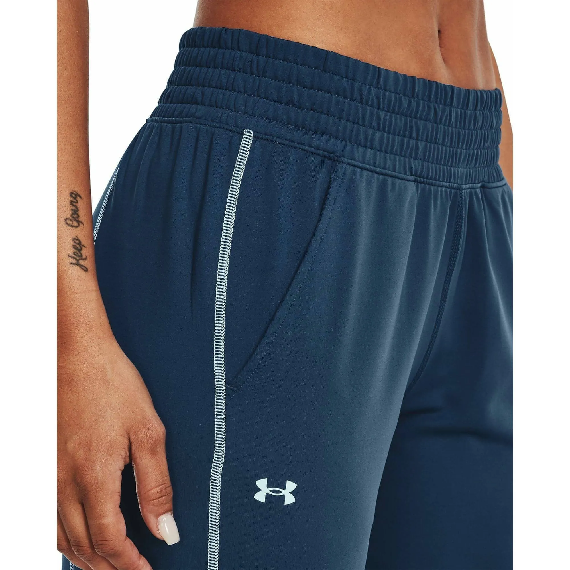 Under Armour Train Cold Weather Womens Running Pants - Navy