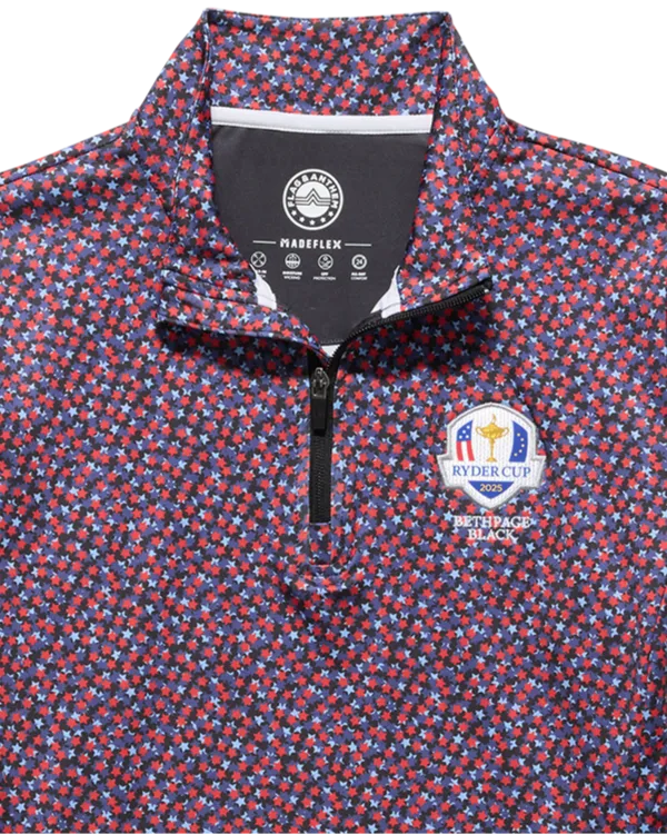 WOMEN’S 2025 RYDER CUP MVP WINFIELD STAR PRINT 1/4-ZIP